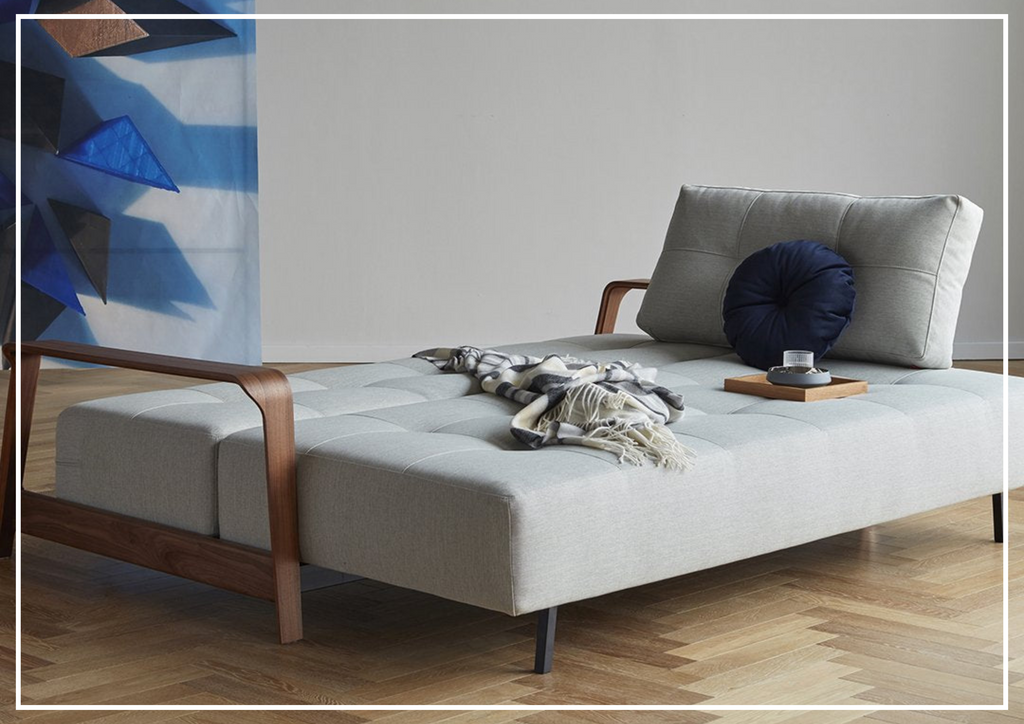 Innovation Living Ran Deluxe Excess Lounger Fabric Sofa-Jennihome