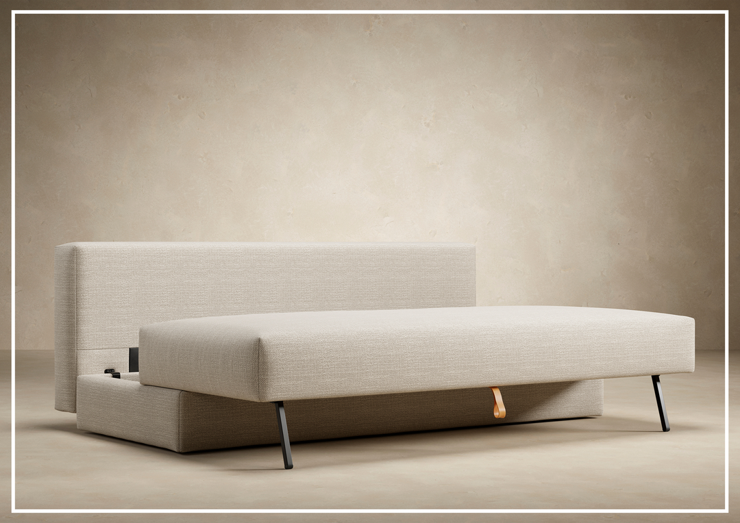 Innovation Living Osvald Two-Seater Fabric Sleeper Sofa With Three Color Option-Jennihome