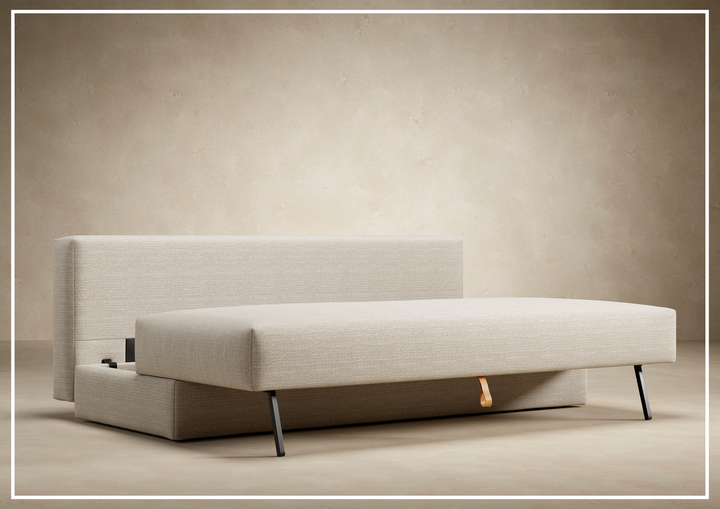 Innovation Living Osvald Two-Seater Fabric Sleeper Sofa With Three Color Option-Jennihome