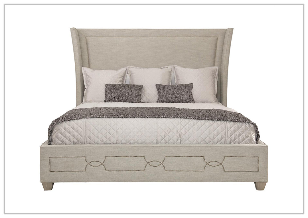 Bernhardt Criteria Shelter King Bed Upholstered Headboard + Footboard