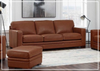 Hydeline Dillon Premium Top-Grain Leather Sofa-Jennihome