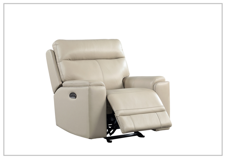 Gio Italia Bruna Glider Power Recliner Leather Chair