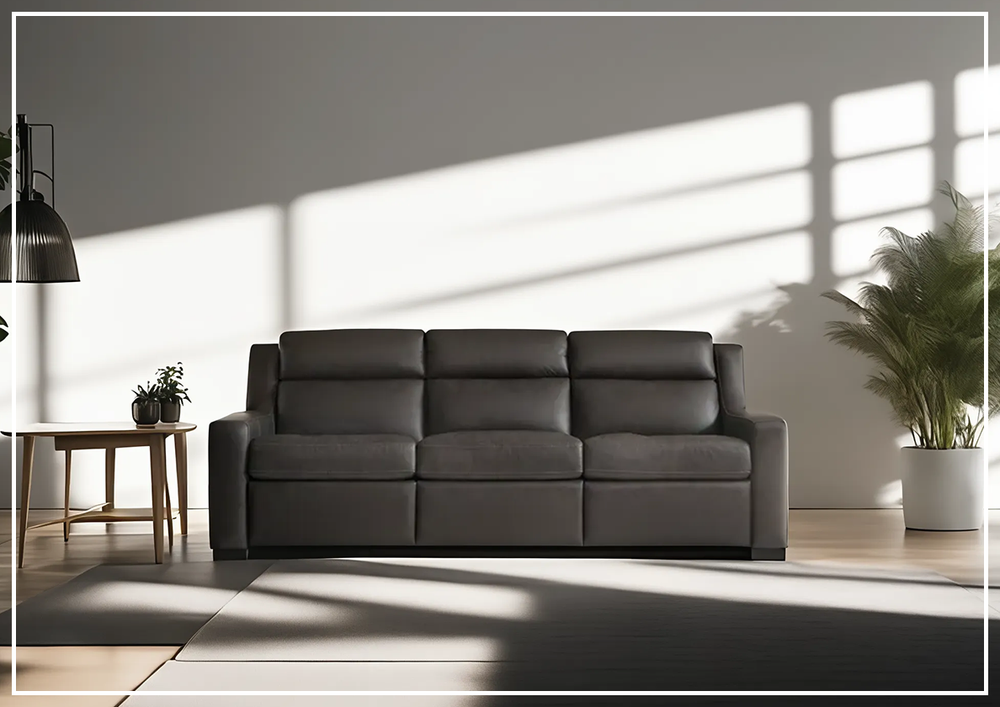 Germain Leather Power Motion Sofa with USB Ports