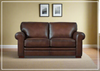 Hydeline Brookfield Premium Top-Grain Leather Loveseat-Jennihome