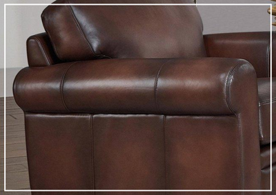 Hydeline Brookfield Premium Top-Grain Leather Chair-Jennihome