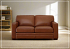 Hydeline Dillon Premium Top-Grain Leather Loveseat-Jennihome