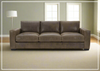 Bernhardt Dawkins Leather Sofa with Walnut Finish- Jennihome