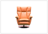 Gio Italia Alessandro Double Power Reclining Leather Swivel Chair- jennihome