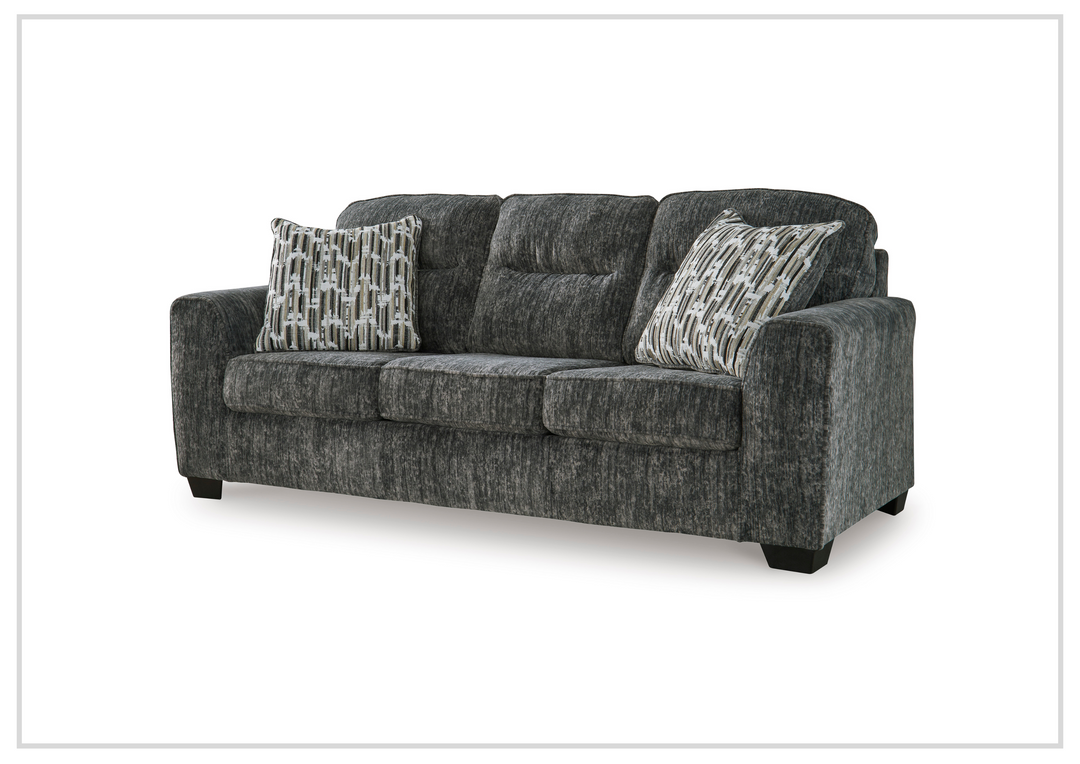 Gio Italia Lucino Sofa in Gray Fabric