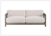 Bernhardt Outdoor 84" Montaigne Sofa with Plush cushions