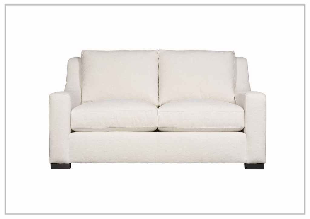 Bernhardt Germain Fabric Loveseat With Spring Down Cushions - Jennihome.com