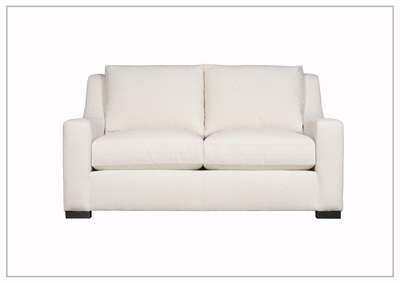 Bernhardt Germain Fabric Loveseat With Spring Down Cushions - Jennihome.com