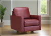 Hydeline Ashby Swivel Leather Chair-Jennihome