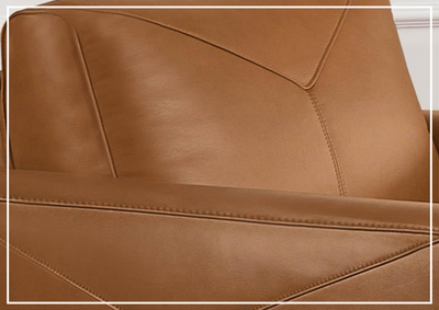 Hydeline Yorkdale Premium Top-Grain Leather Chair-Jennihome