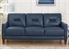 Hydeline Mavis Premium Top-Grain Leather Sofa-Jennihome