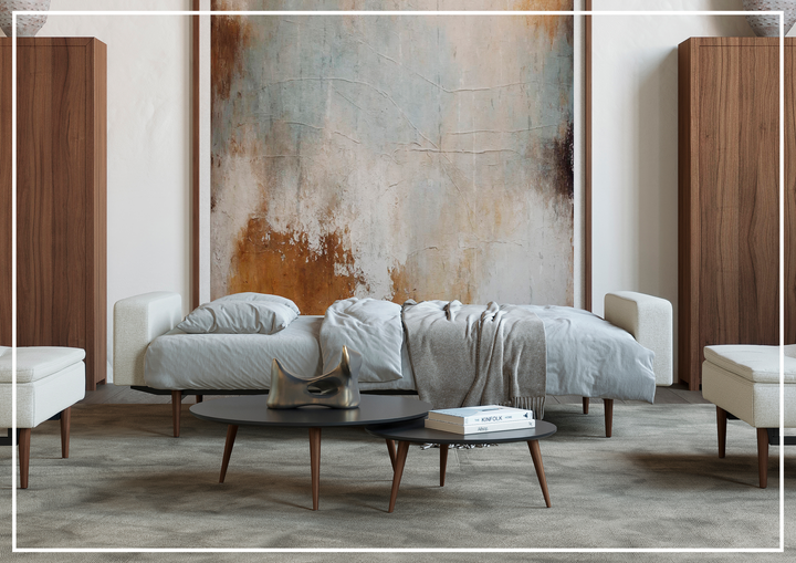 Innovation Living Dublexo Styletto 2-Seater Fabric Sleeper Sofa With Three Color Option-Jennihome