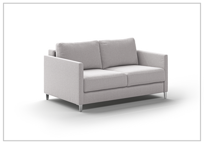 Luonto Elfin Full XL Fabric Sleeper Sofa in Metal Chrome Leg Finish