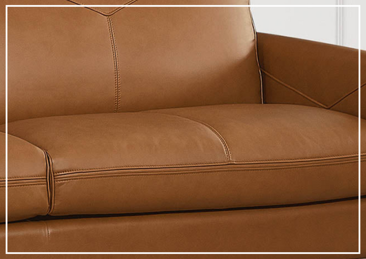 Hydeline Yorkdale Premium Top-Grain Leather Sofa-Jennihome