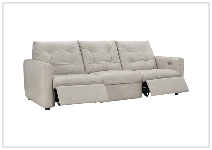 Bernhardt Kaya 3-Seater Leather Power Motion Sofa