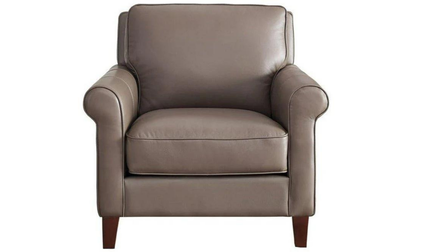 Laguna Leather Chair with Plush Memory Foam Cushions