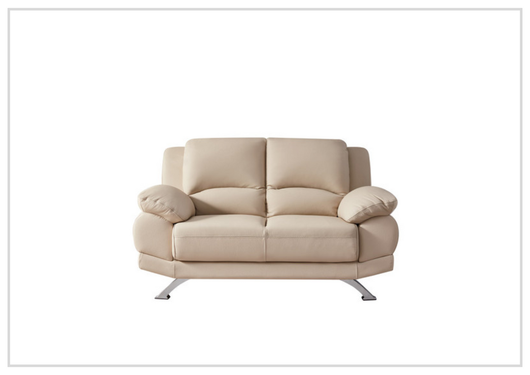 Gio Italia BL Leather Loveseat