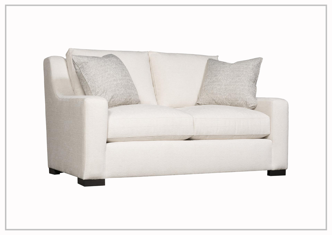 Bernhardt Germain Fabric Loveseat With Spring Down Cushions - Jennihome.com