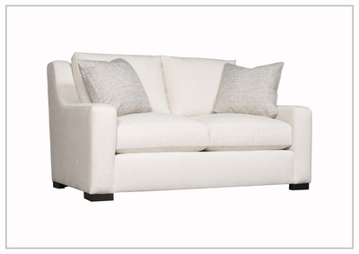 Bernhardt Germain Fabric Loveseat With Spring Down Cushions - Jennihome.com