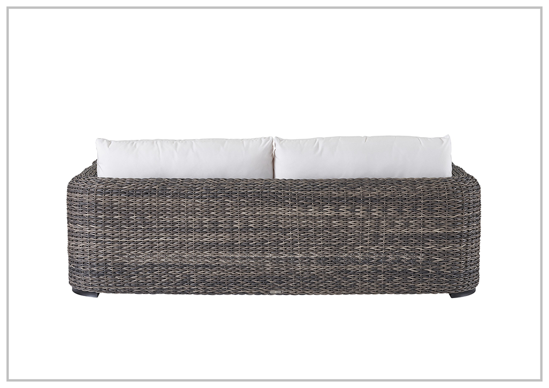 Gio Italia Coastal Living Outdoor Montauk Sofa in Tawny-Finished Wicker 