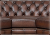 Hydeline Alton Bay Leather Sectional Sofa With Nail-Head Finish