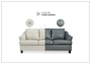 Geneva 3-Seater Queen Leather Sofa Sleeper-Jennihome