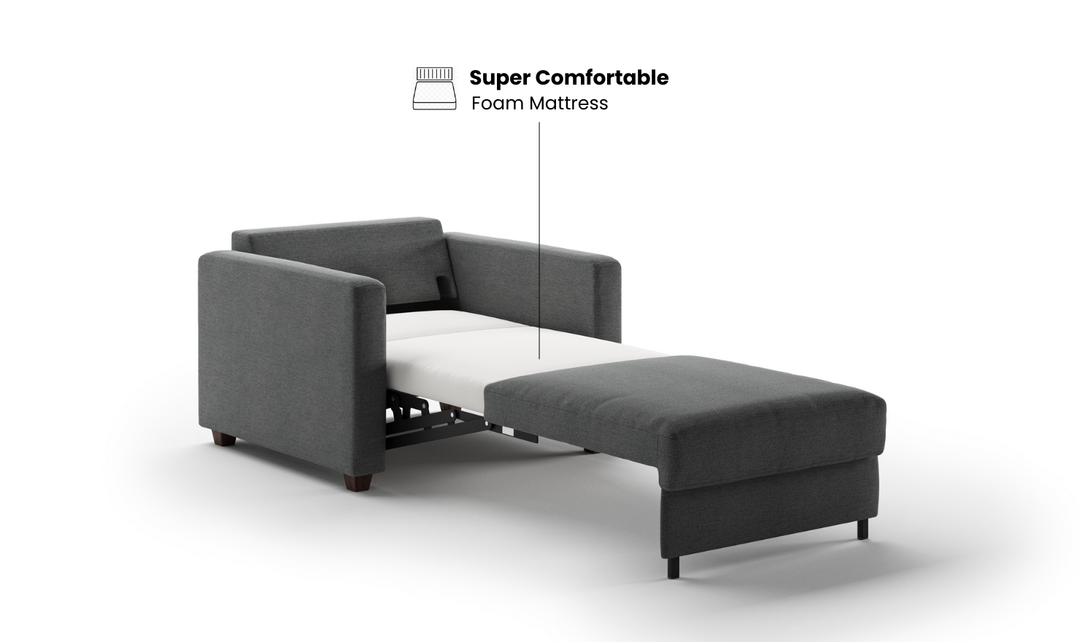 Luonto Fantasy Single-Motion Sofa Sleeper with Track Arms