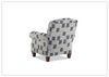 Klaussner Marie Accent Chair With Rolled Arms