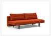 Innovation Living Recast Dark Styletto Fabric Sleeper Sofa-Jennihome