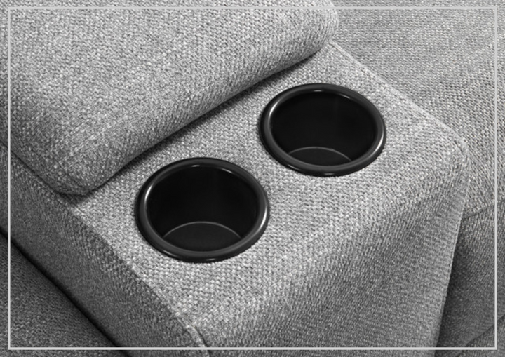 Gio Italia Wonder Sofa With Left-Arm and Right-Arm Recliners