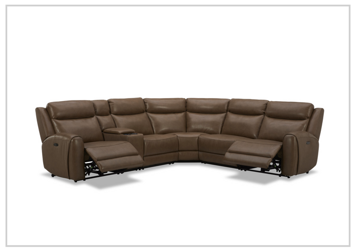 Gio Italia Wonder 6 Piece Reclining Sectional Sofa-Jennihome