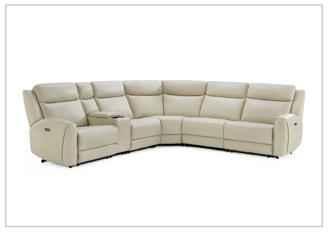 Gio Italia Wonder 6 Piece Reclining Sectional Sofa-Jennihome