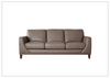 Hydeline Soma Leather Brown Sofa-Jennihome