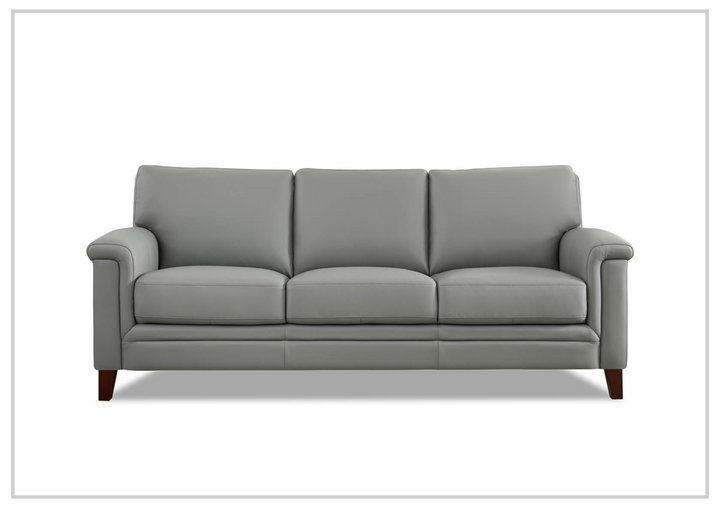 Hydeline Westcott Leather Sofa with Tapered Wood Legs-Jennihome