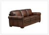 Hydeline Brookfield Premium Top-Grain Leather Sofa-Jennihome