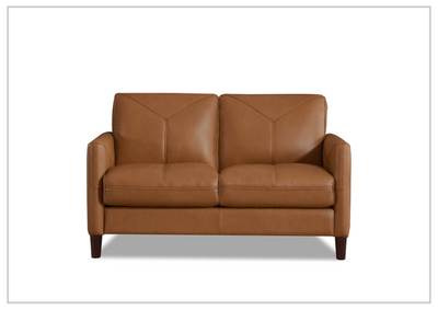 Hydeline Yorkdale Premium Top-Grain Leather Loveseat-Jennihome