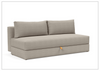 Innovation Living Osvald Two-Seater Fabric Sleeper Sofa With Three Color Option-Jennihome
