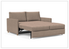 Innovation Living Neah Fabric Sleeper Sofa – Queen-Size 2-Seater Couch-Jennihome