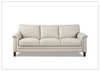 Hydeline Westcott Leather Sofa with Tapered Wood Legs-Jennihome