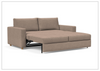 Innovation Living Neah Fabric Sleeper Sofa – King-Size 2-Seater Couch-Jennihome