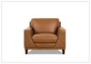 Hydeline Soma Leather Brown Chair-Jennihome