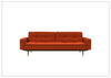 Innovation Living Dublexo Styletto 2-Seater Fabric Sleeper Sofa With Three Color Option-Jennihome