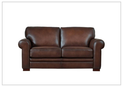 Hydeline Brookfield Premium Top-Grain Leather Loveseat-Jennihome