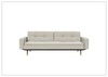 Innovation Living Dublexo Styletto 2-Seater Fabric Sleeper Sofa With Three Color Option-Jennihome