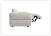 Lucca 92.5" Fabric Power Recliner Sofa with USB Charging Port