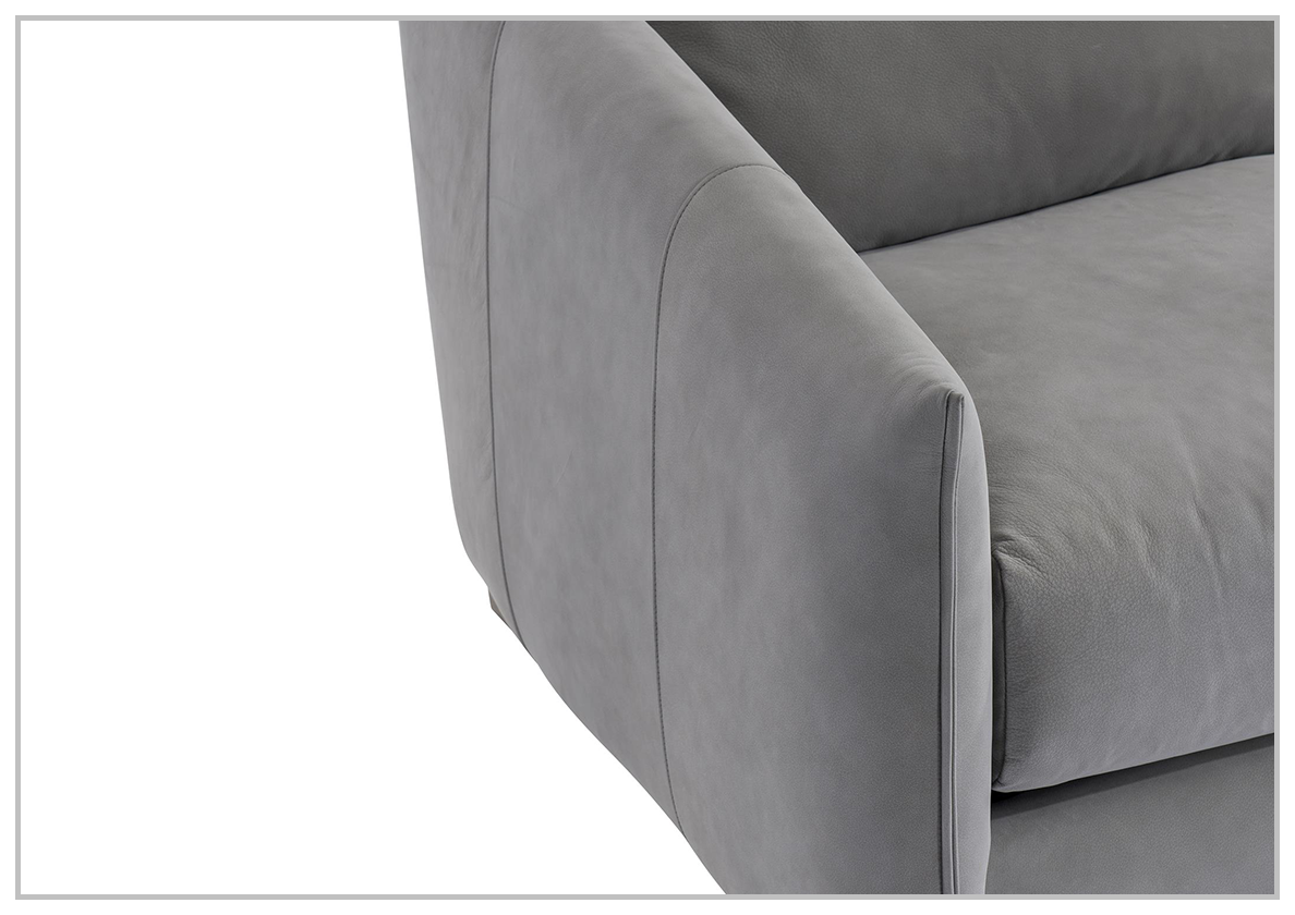 Demi Leather Sectional Sofa - Seats 9 - JenniHome